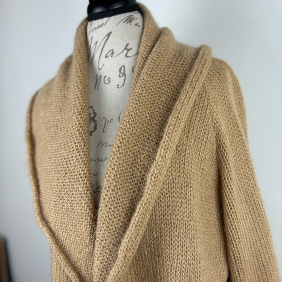 Soft Surroundings Telluride duster topper/camel cardigan sweater-Woman’s PL - Picture 4 of 14